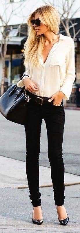 You cannot go wrong with some black skinnies.
