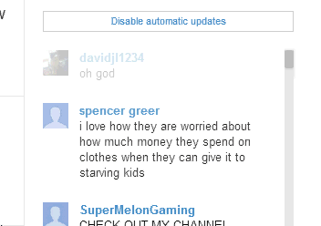 Looking at you, YouTube.