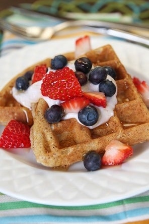 Healthy Whole Grain Waffles