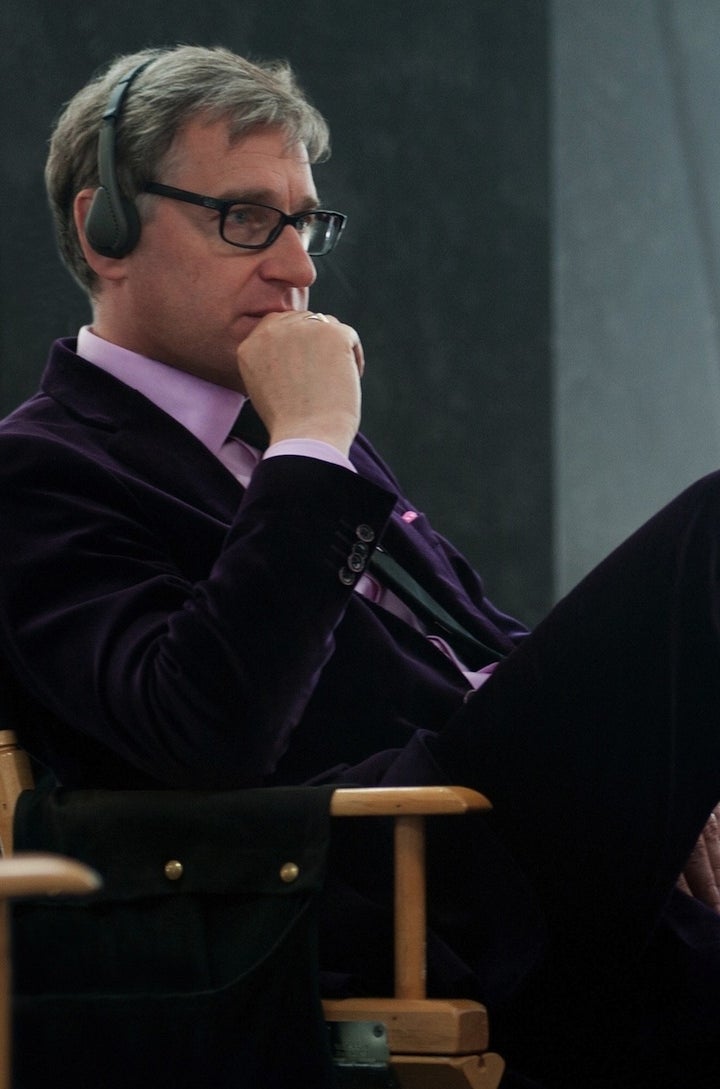Paul Feig on the set of The Heat