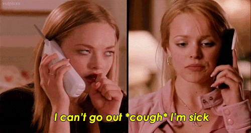 = "I can't go because I don't want to."