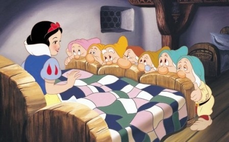 The dwarfs could easily be a hassle, with one constantly sneezing, one being a dick all the time, and one being way too happy and joyous, but instead they provide for Snow White in her greatest time of need. They mine for gems all day to pay their cottage bills while Snow White chills at home, cooking for the dwarfs while her animal friends clean the cottage. They even offer to give up all seven of their beds and sleep in like pots and ovens and stuff so that Snow White can be comfy in all their beds.After the Prince kisses Snow White and she wakes up, the dwarfs are happier than little kids on Christmas morning. She kisses them goodbye and then peaces out with the Prince on the horse, but the dwarfs are so happy she’s alive that they’re super cool with her just leaving like that.