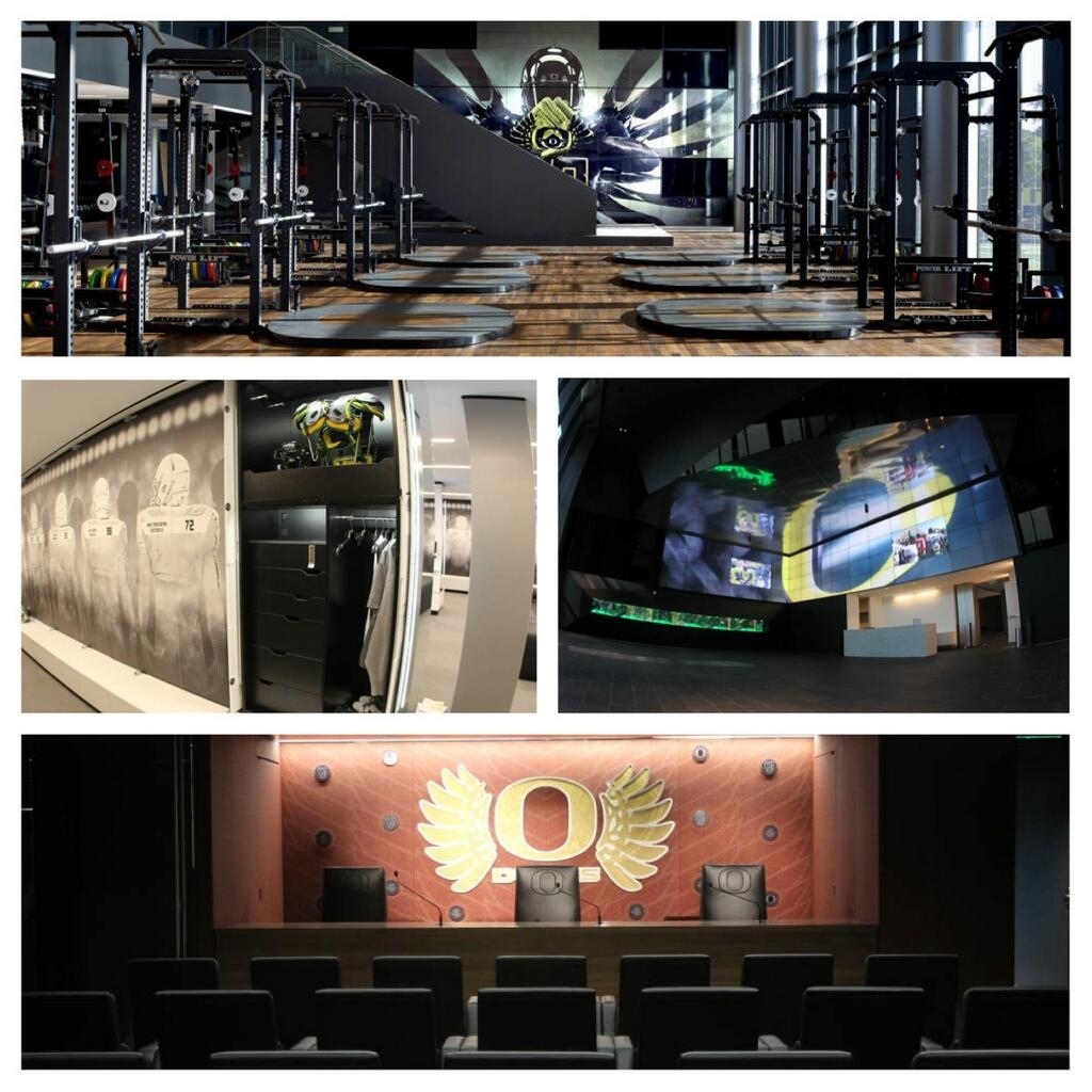 The University of Oregon spent a whopping $68 million on their new training center.