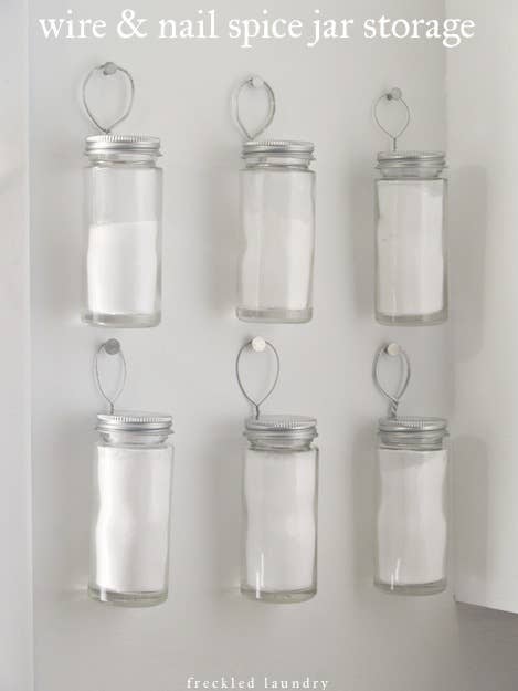 They could all be white if you're of the Calvin Klein school of decorating, but you do you. Instructions here.