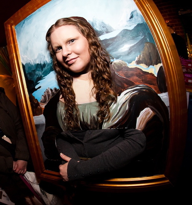 No I'm not "just the Mona Lisa"!Look closer!