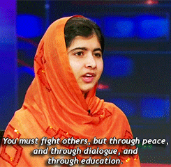 How can you not be completely in awe of Malala? Before Jon Stewart was "fangirling" over her, Malala had her first public speech since her attack at the UN General Assembly – in front of 500 youth advocates.