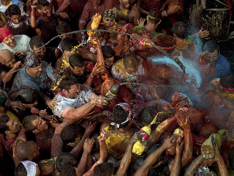 When: Sept. 6Where: Baza, Spain, in the province of GranadaWhy you should go: Every year hundreds of Spaniards cover themselves in grease to reenact the stealing of a famous statue of the &quot;Virgen de la Piedad,&quot; which took place over 500 years ago. Best of all, after the greasing, a great big party ensues.