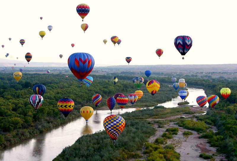 When: Oct. 5–13 (for 2014) Where: Albuquerque, N.M. Why you should go: The Albuquerque International Balloon Festival is the largest gathering of hot air balloons in the world. Essentially it&#x27;s like Up — but better.