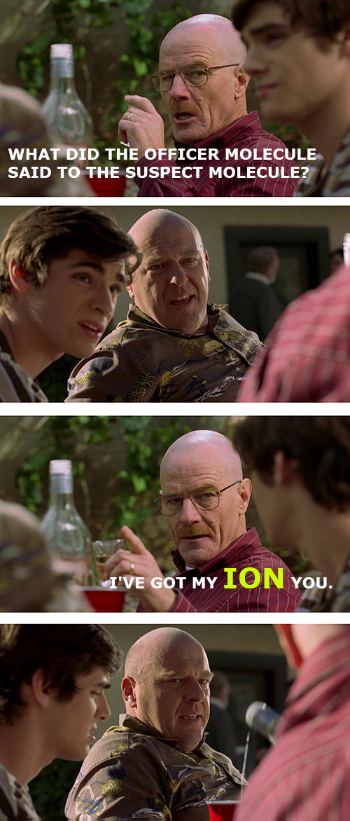 Walter White Telling Stupid Dad Jokes About Chemistry Is