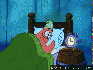 Oh boy, 3 AM! Better eat something too....