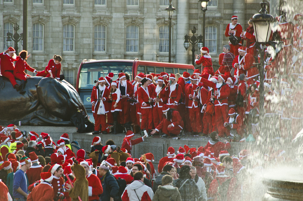 The next time someone asks you, "Hey, want to spend the day dressed as a jolly fat man beloved by children across the world and do things that would give those same children nightmares?" Just say, "Ho."