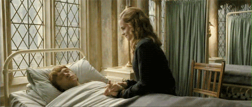 And your heart melted because Hermione was so happy.
