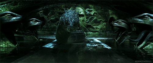 Unfortunately, she picked one of Lord Voldermort’s horcruxes and became a vessel that term for all Tom Riddle’s evil doings, including unleashing a massive basilisk.