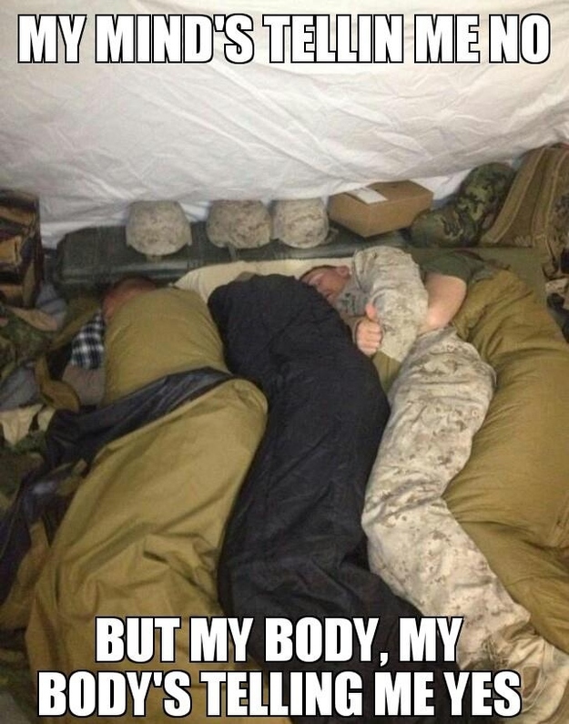 If there are other people in your tent, sleep close together so that less cold air rises through the tent floor.