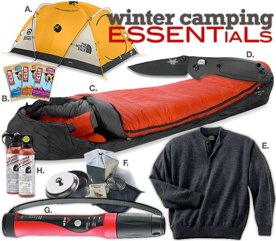 Buy your winter camping essentials when they&#39;re on sale during the summer.
