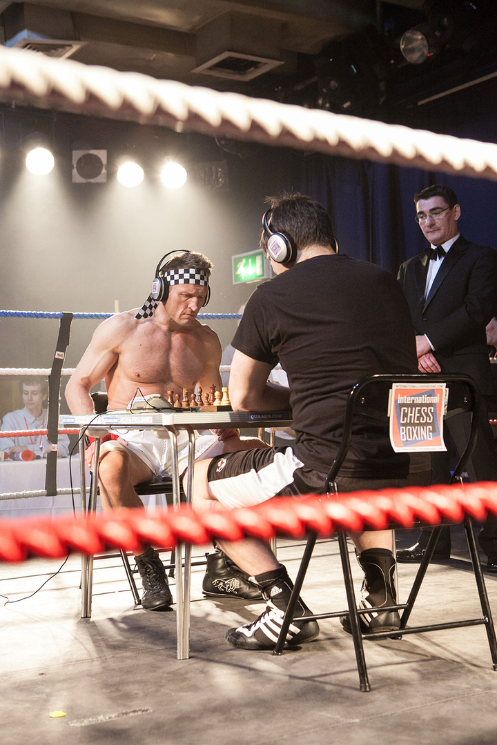 Ex-world champ boxer is back in the ring for new sport of chessboxing