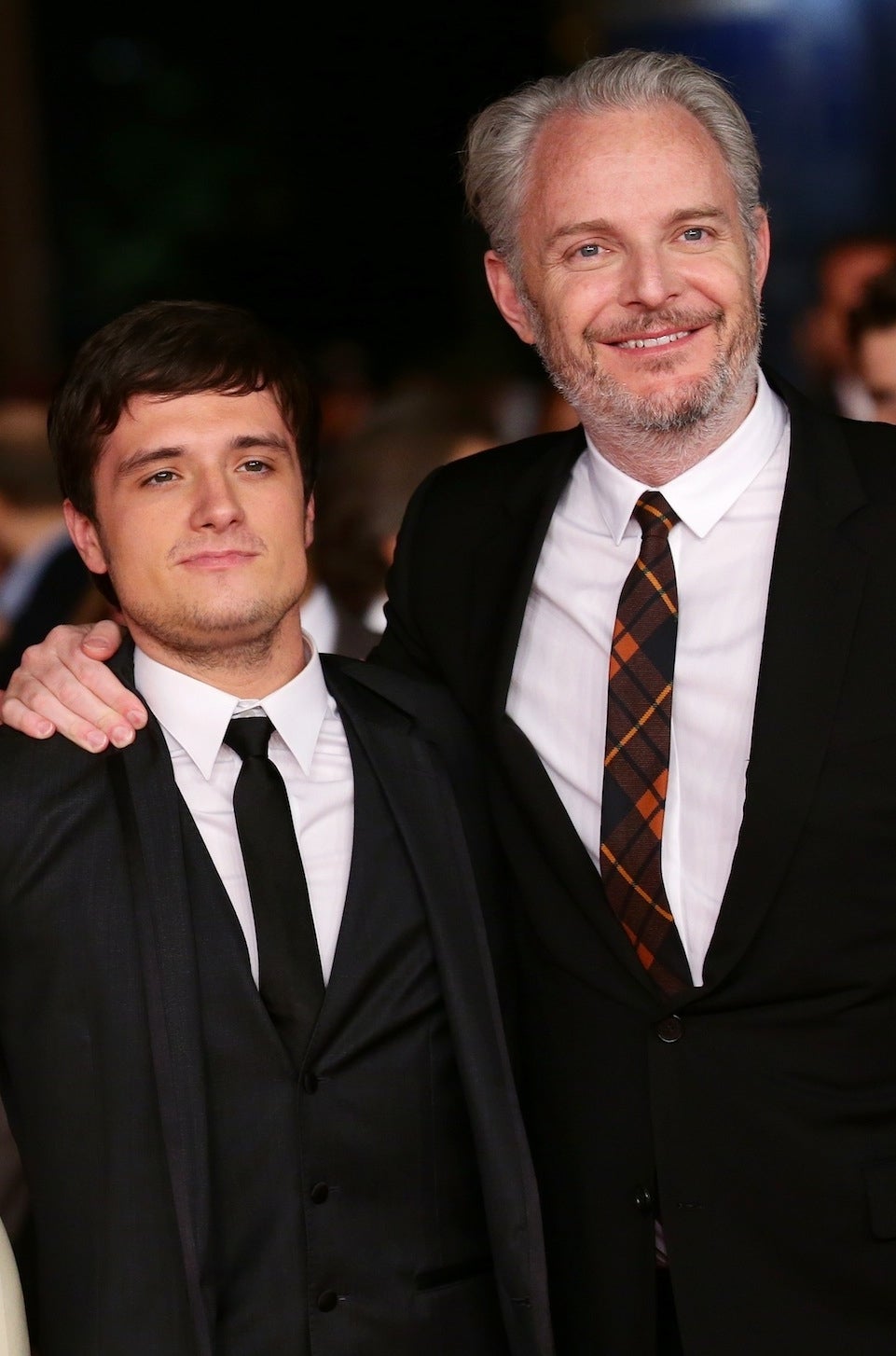 Josh Hutcherson and Francis Lawrence