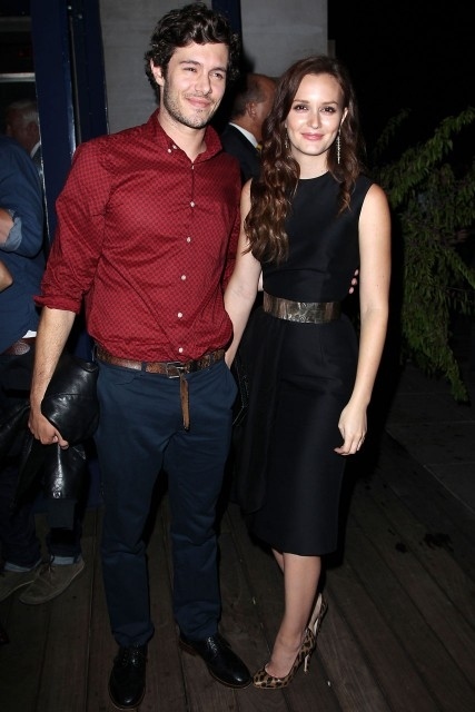 If you watched, you would know just how this crossover feels. Leighton Meester is ENGAGED to Adam Brody. Such young, beautiful, perfect love. Seth and Blair, Blair and Seth. Dreams do come true. AND NOW THEY'RE MARRIED