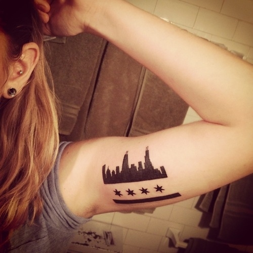 From The Flags Stars To Hot Dogs And The Hancock Chicagoans Love Showing  Their City Pride With Tattoos