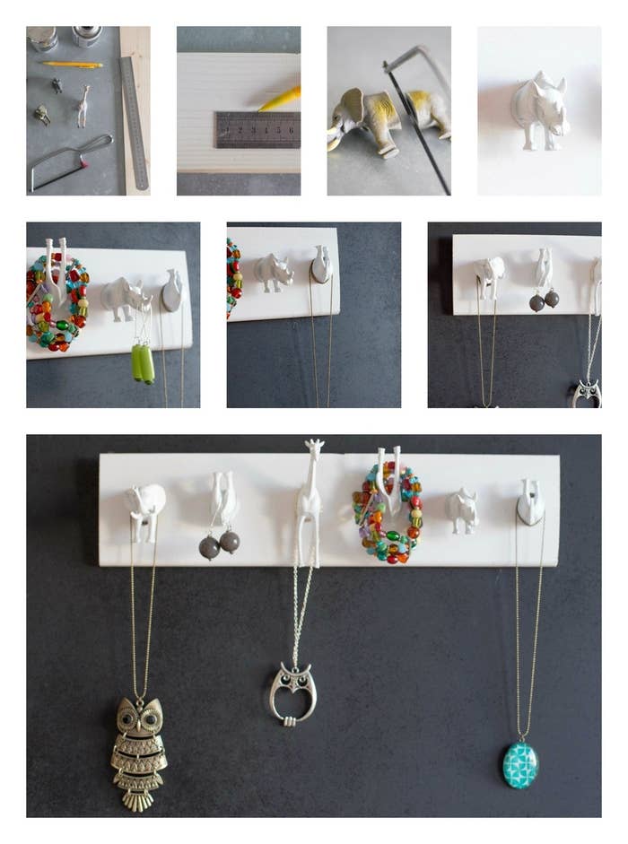 Ideas para hacer un colgador de collares de pared decorando 9  Creative  jewelry displays, Diy jewelry display, Creative jewelry storage