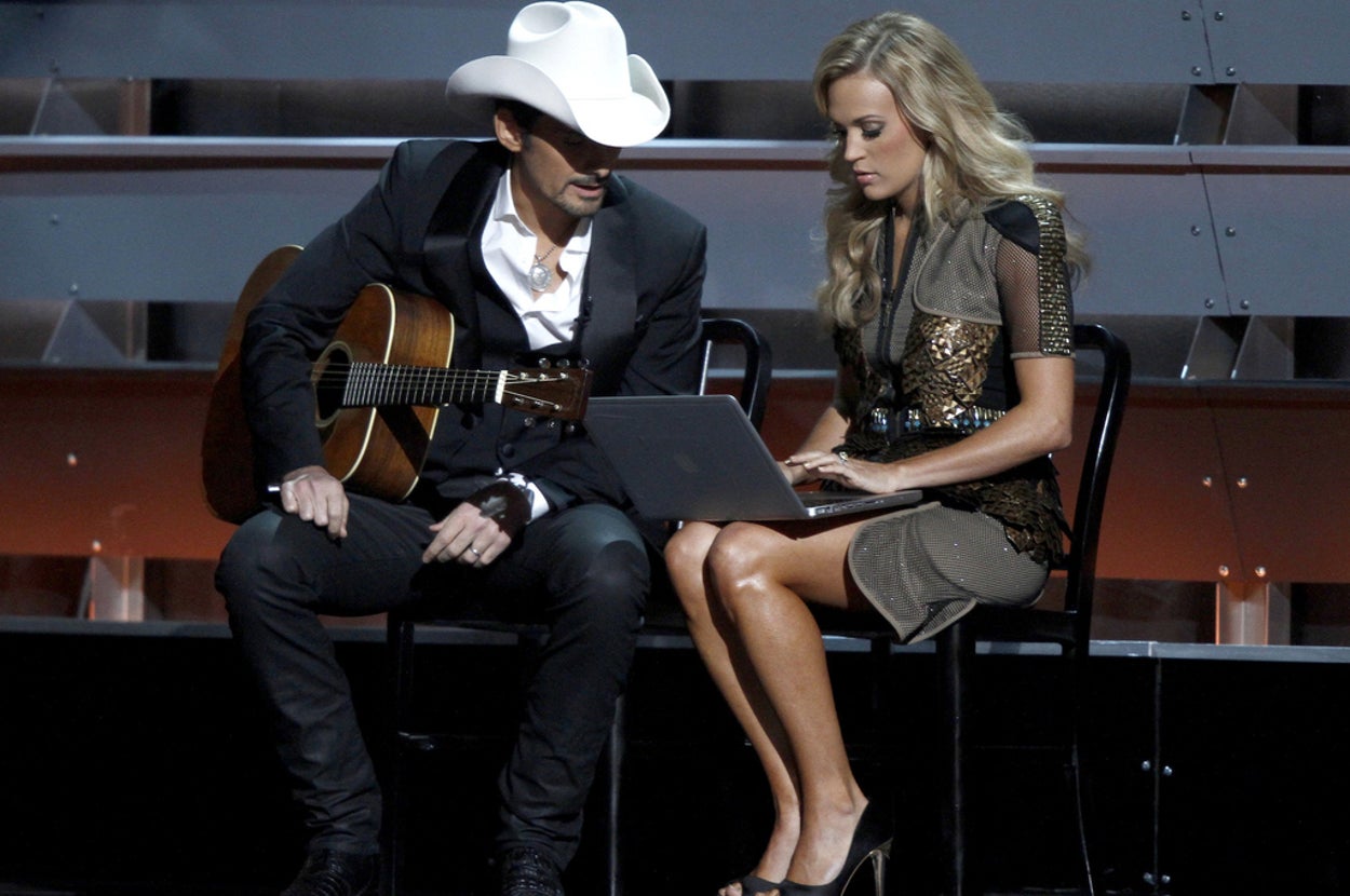Carrie Underwood And Brad Paisley Mock Obamacare At The CMA Awards