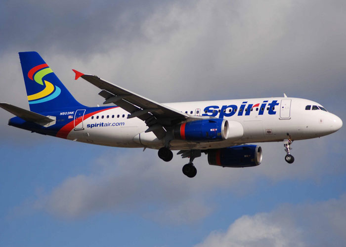What flights are offered by Spirit Airlines?