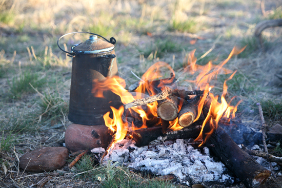 Cowboy coffee is the easiest and best way to make coffee while camping.