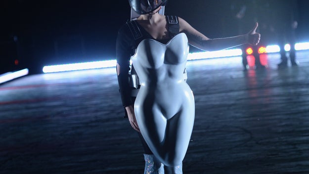 Lady Gaga Debuts The World's First Flying Dress