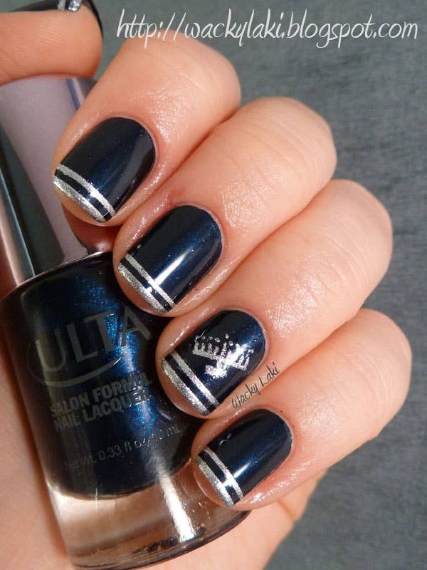 15 Super Pretty Hanukkah Nail Art Designs