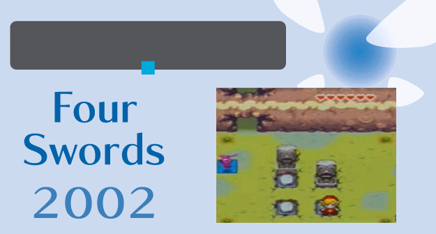Four Swords was released as a bonus multiplayer game alongside the re-release of A Link to the Past. Again we see Vaati, basically being the worst. He captures Zelda, and Link has to use the Four Sword to make four copies of himself in order to take Vaati down.