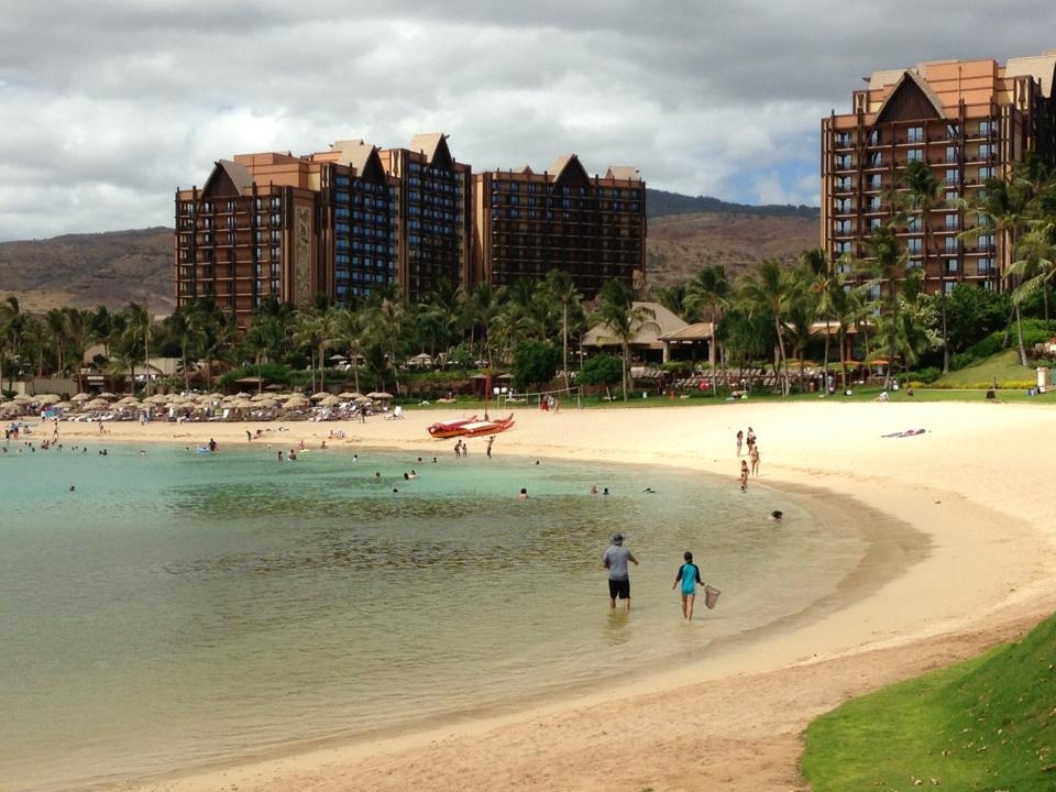 And after watching a Disney movie, you'll want to experience the real thing. There's no better theme park for childhood nostalgia than at the Disney parks and resorts. Aulani is the newest Disney resort located in Kapolei, HI on the island of Oahu (image shown).