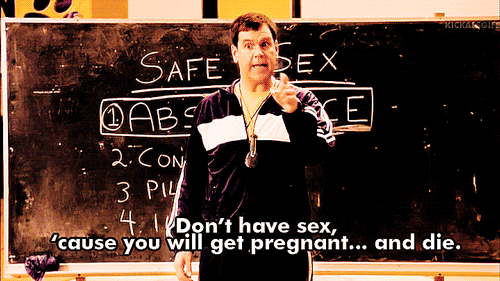 Some school districts like in Mississippi even have pastors coming in to give an abstinence only education.