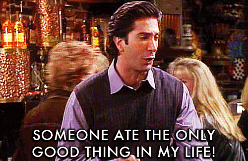 And proved how everyone feels when they can't eat leftovers.