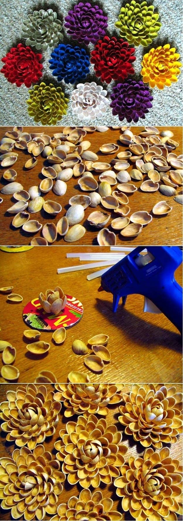 Who needs actual flowers when you can have flowers made of labor-intensive garbage?