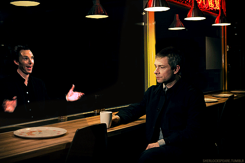 Silly Sherlock, sillier John for not seeing him.