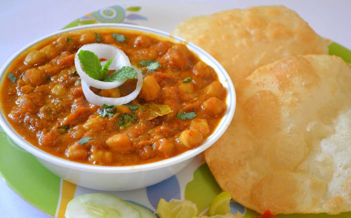 What It Is: A spiced, curried chickpea dish served with a fried flour bread.Perfect For: A late Sunday breakfast.Feels Like: Seeing your family all dressed in new clothes on a festival day.