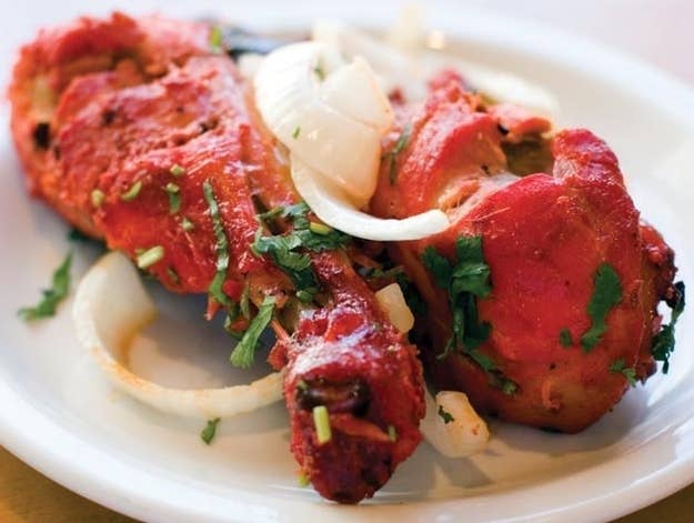 What It Is: Chicken marinated for hours in a paste of yogurt and spices, and then roasted (traditionally) in a clay oven called a tandoor. Perfect For: Wowing your dinner guests with minimal effort.Feels Like: Making a pitstop at a roadside diner three hours into a family roadtrip.