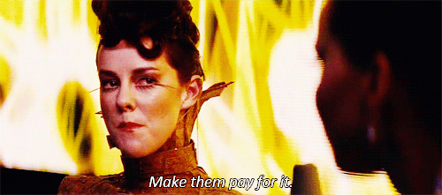 Katniss Everdeen kill President Alma Coin (The Hunger Games Mockingjay Part  2) on Make a GIF