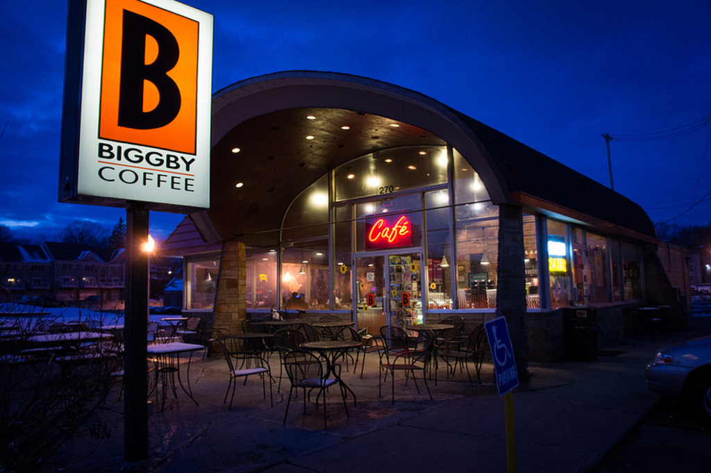 If one could have an IV drip of one of Biggby's glorious caffeinated drinks all would be right with the world.