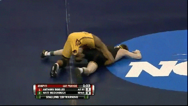 Anthony Robles is a wrestler who was born with only one leg. Determined to succeed regardless, he completed his junior and senior years in high school with a 96–0 record, and went on to become the 2011 NCAA National Wrestling Champion.