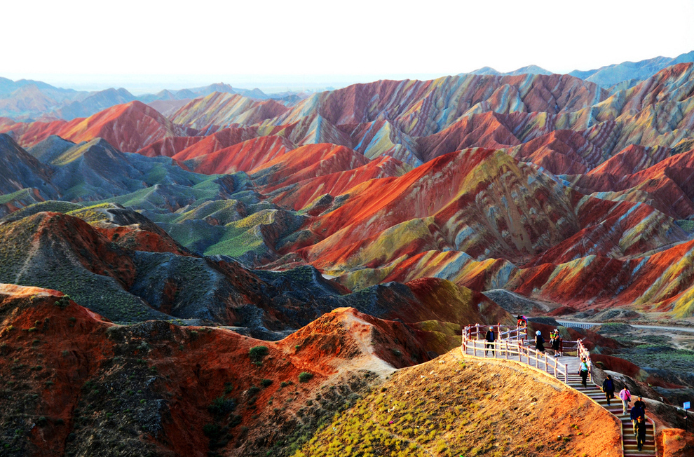 Zhangye Danxia en Gansu, China