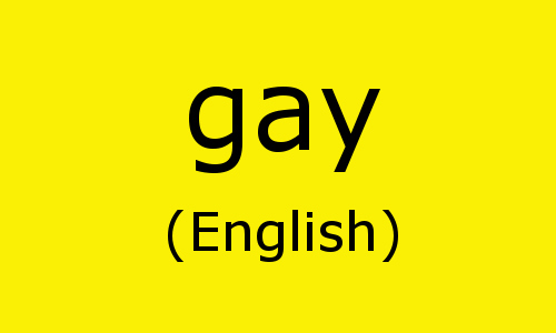 Words For Gay 94