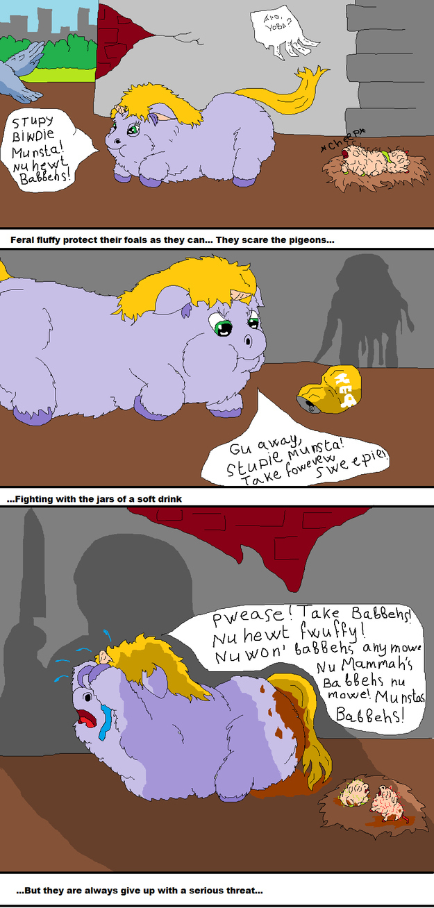 fluffy pony foal abuse