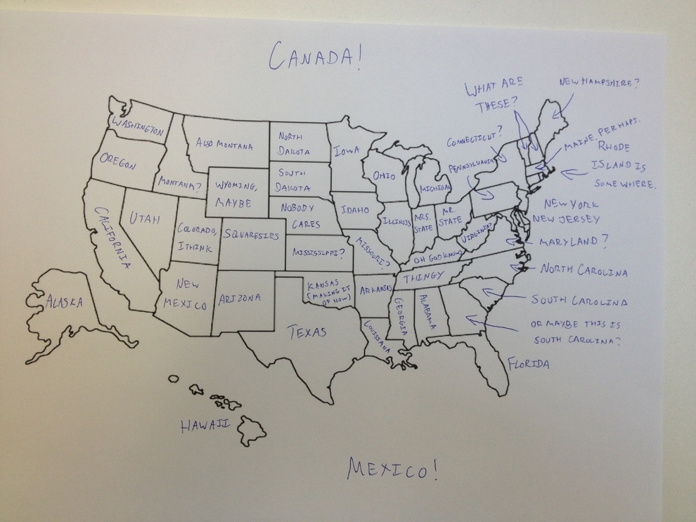 It's Thanksgiving We Asked Brits To Label The United States — We're So Sorry, America