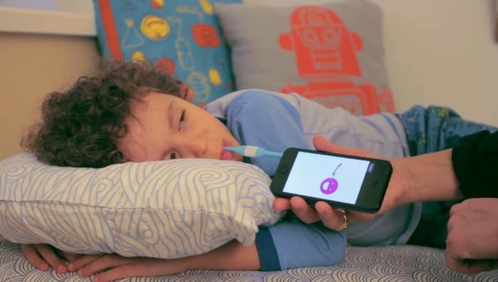 Of course, when I was 8, parents didn't use iPhones to do this.