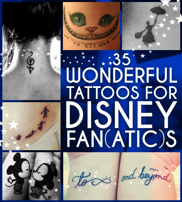 The worlds most popular Disney tattoos revealed  including Snow White and  Peter Pan  Heart