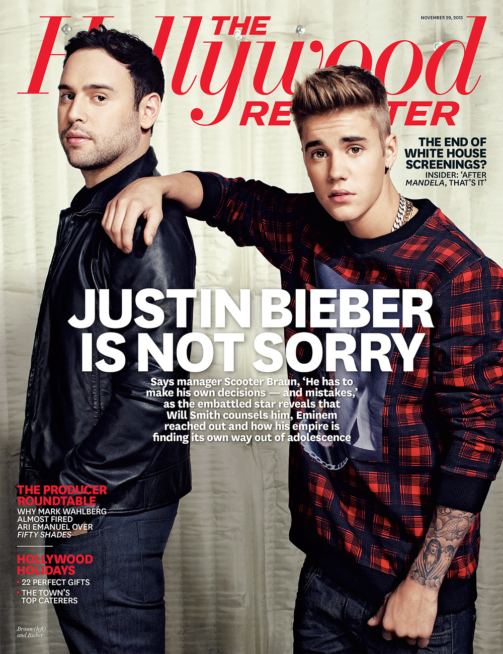 "Justin was super-easy on set – he's an obvious veteran at 20 years old," Pugliese remarked.