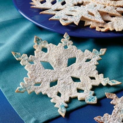 Ever cut a snowflake out of a folded piece of paper? Turns out, tortillas work, too. Instructions here.