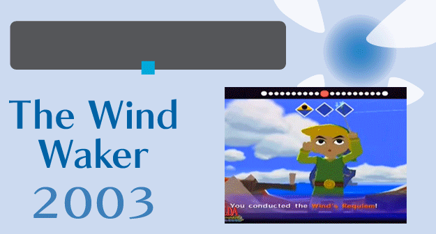 So here's the thing: Centuries pass before The Wind Waker, and that era is known as "Era without a Hero" because Link isn't around while Ganondorf comes back and assumes power. In The Wind Waker, the Gods flood Hyrule to try and put a stop to the madness. Finally, Link returns, and he's got a brand-new look.