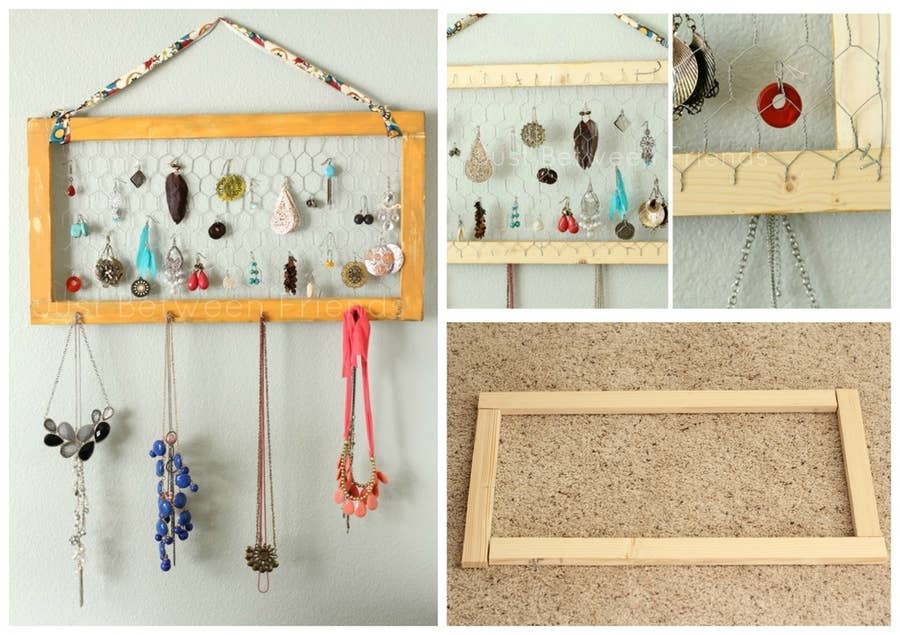 De percha a colgador de collares  Diy jewelry display, Jewelry booth,  Jewelry projects